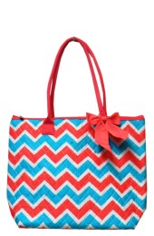 Small Quilted Tote Bag-ZCT1515/CORAL